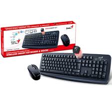 KIT GENIUS TECLADO+MOUSE INALAMBRICO SMART KM1800