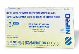 NIPRO GUANTE NITRILO TALLA M CAJA DE 100