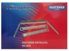 FASTENER METALICO 80MM KARYMA 50UNIDADES