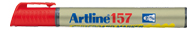 MARCADOR P/PIZARRA DESECHABLE BALA ARTLINE 157 ROJO