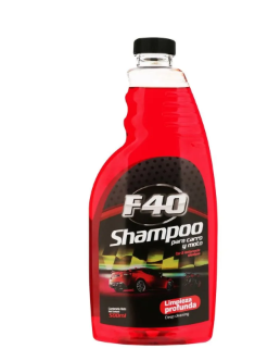 CHAMPU F-40 P/CARRO ROJO 500 ML SIN CERA