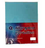 CARTULINA CELESTE TAMAÑO CARTA 220 GRS 25 HOJAS