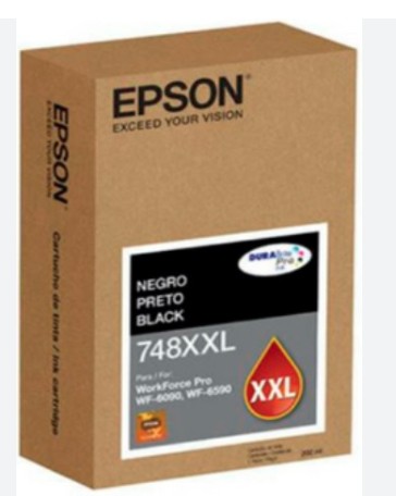 CARTUCHO EPSON NEGRO T748XXL120-AL WF-6090 6590