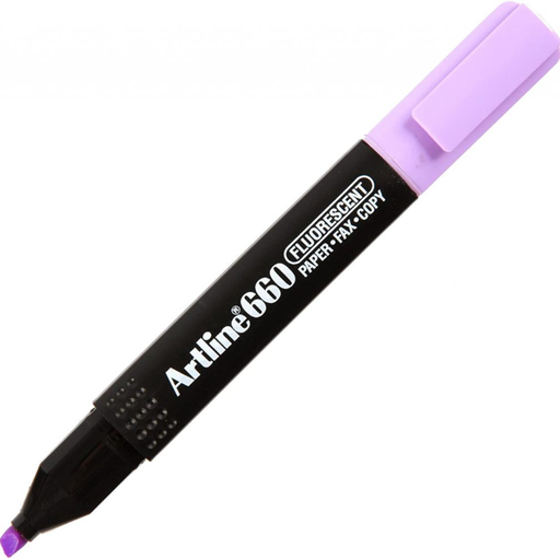 MARCADOR FOSFORECENTE ARTLINE PASTEL 660 MORADO