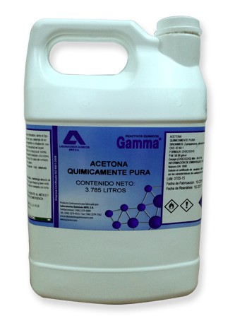 ACETONA QUIMICAMENTE PURA GALON 3.785 LITROS