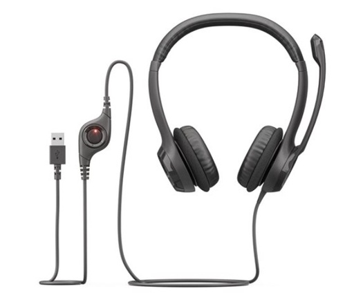 DIADEMA LOGITECH H390 USB+AURICULAR