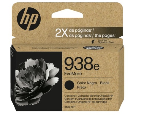 CARTUCHO HP 938 NEGRO 4S6X8PL