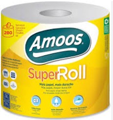 TOALLA MAYORDOMO AMOOS SUPER ROLL DOBLE HOJA 280 H UND J627003.4