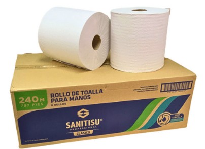 TOALLA DE MANOS SANITISU 240M CAJA