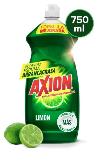 LAVAPLATOS AXION LIMON LIQUIDO 750 GRAMOS | Formularios Standard