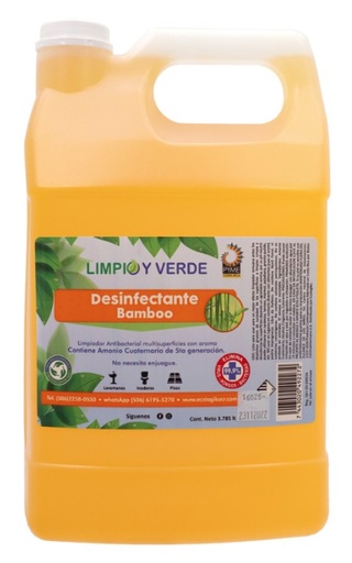 DESINFECTANTE MULTIUSOS BAMBOO LYV 3.785 LT
