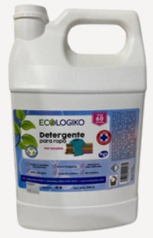 DETERGENTE LIQUIDO ROPA ECO 3.785LT / BIODEGRADABLE NO CONTAMINA EL AGUA