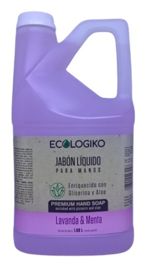 JABON PARA MANOS ECO LAVANDA & MENTA 1.8 LT PREMIUN 