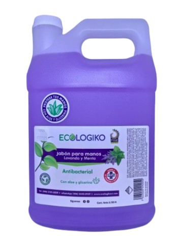 JABON PARA MANOS ECO LAVANDA & MENTA  3.785LT PREMIUN 