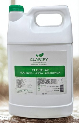 CLORO 4% BLANQUEA-LIMPIA-DESODORIZA