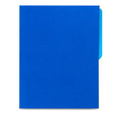 FOLDER COLOR AZUL NAVY(8) T/CARTA FACELA PAQ 100 UNIDADES