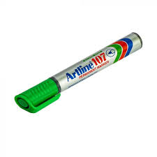 [pilots, pilot verde, 10] MARCADOR PERMANENTE DESECH. BALA ARTLINE 107 VERDE