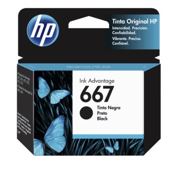 CARTUCHO HP 667 NEGRO 3YM79AI