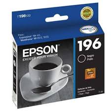 CARTUCHO EPSON T196 - NEGRO PARA EXPRESSION XP-401, XP-411; WORKFORCE WF-2532