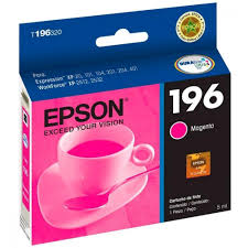CARTUCHO EPSON T196 - MAGENTA PARA EXPRESSION XP-401, XP-411; WORKFORCE WF-2532
