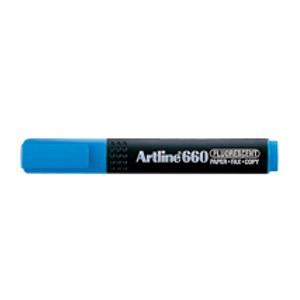 MARCADOR FOSFORECENTE ARTLINE FLUO 660 CELESTE