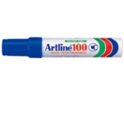 [5883] MARCADOR ARTLINE PERMANENTE BISELADO 100 AZUL   
