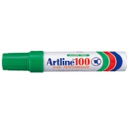 [5886] MARCADOR ARTLINE PERMANENTE BISELADO 100 VERDE   