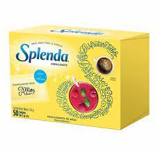 ENDULZANTE SPLENDA CAJITA 100 SOBRES   