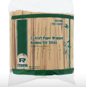 REMOVEDORES P/CAFE MADERA DE BAMBOO ENVUELTO PAPEL PK500   