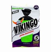 BOLSA DE BASURA VIKINGO GRANDE NEGRA 9 UNS   
