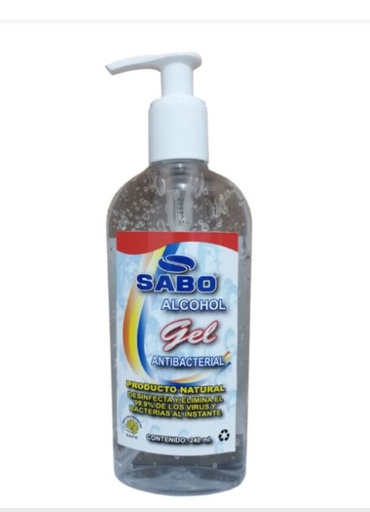 ALCOHOL EN GEL SABO 240 ML / 550656   