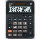 CALCULADORA CASIO DE MESA MX-12B NEGRA