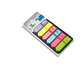 BANDERITAS 6 COLORES 150 HOJAS INFO NOTES