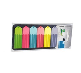 BANDERITAS LAPICES 6 COLORES 150 HOJAS INFO NOTES