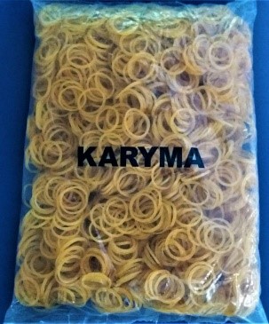 [6392] LIGA 100% CAUCHO NATURAL NO.10 450 GR / 3cm x 1.5 x1.5mm