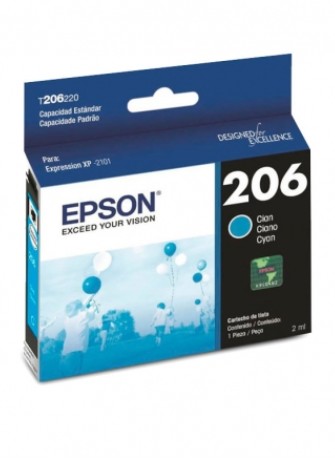 CARTUCHO EPSON T206220AL CYAN XP2101