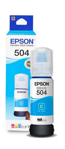 BOTELLA EPSON T504220AL CYAN T504   