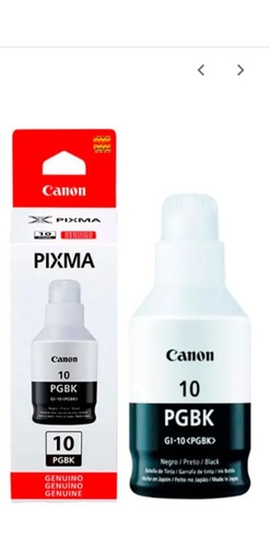 CARTUCHO TINTA CANON GI10 (PGBK) )(170ML)TANQUE DE