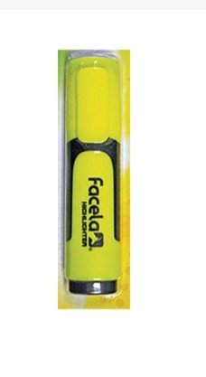 RESALTADOR FACELA BISELADO AMARILLO PT41106   