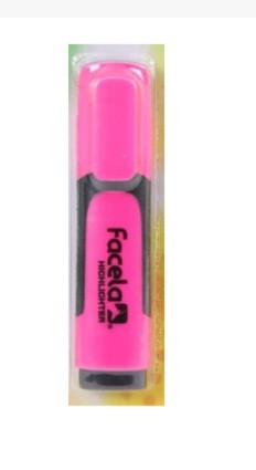 RESALTADOR FACELA BISELADO ROSADO PT41109   