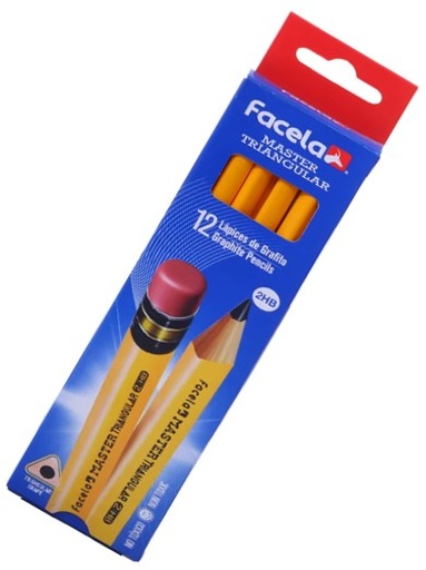 LAPIZ GRAFITO HB FACELA CAJA 12 UNS PT11102