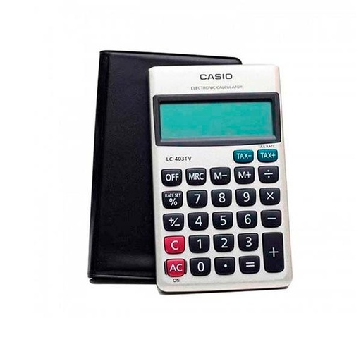 CALCULADORA DE ESCRITORIO LC403TV MED TAPA