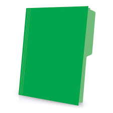 FOLDER SAT VERDE CARTA (UND)