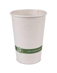 [7963] VASO 8 ONZAS BIODEGRADABLE